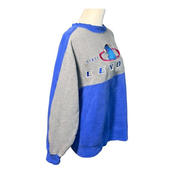 Vintage 90s The Disney Store Eeyore Sweatshirt Crewneck Women S Winnie The Pooh - Picture 5 of 12